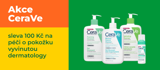 Sleva 100 Kč na produkty značky CeraVe