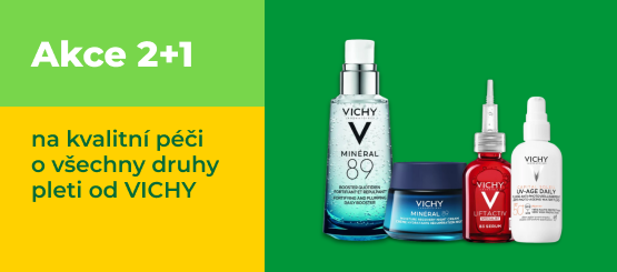 Akce 2+1 ZDARMA na Vichy