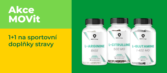 MOVit 1+1 na sportovní doplňky stravy