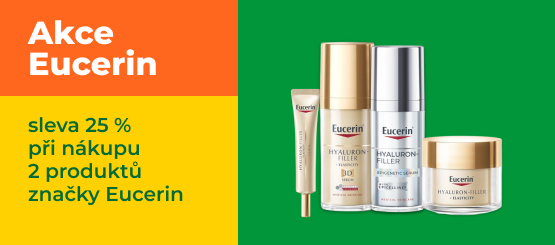 Sleva 25 % při nákupu 2 produktů Eucerin