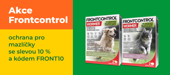 Objevte novinku Frontcontrol Wormer – odčervovací tablety pro psy a kočky