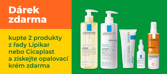 Kupte 2 produkty z řady Lipikar nebo Cicaplast a získejte opalovací krém La Roche-Posay Anthelios Sprej SPF50+ 200 ml zdarma