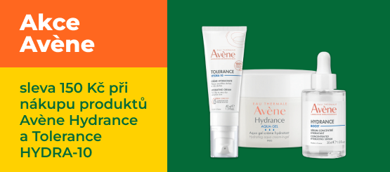 Sleva 150 Kč při nákupu Avène Hydrance a Tolerance Hydra-10