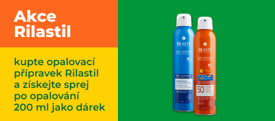 Kupte opalovací přípravek Rilastil a získejte sprej po opalování 200 ml jako DÁREK