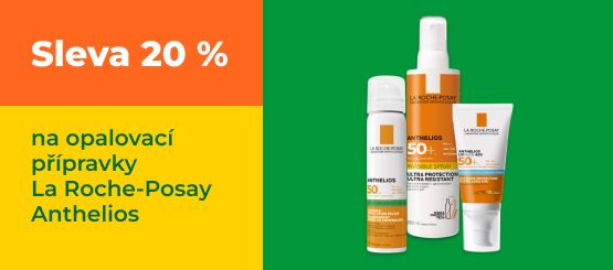 La Roche-Posay Anthelios: sleva 20 % na opalovací přípravky