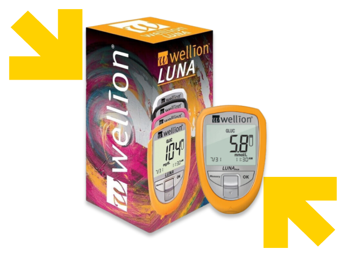 Glukometr Wellion LUNA Trio zdarma!