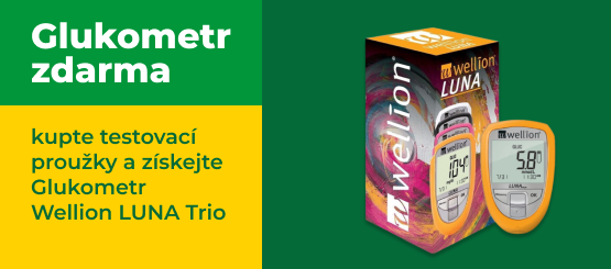 Akce: Kupte testovací proužky a získejte Glukometr Wellion LUNA Trio zdarma!