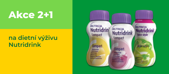 Akce 2+1 ZDARMA na Nutridrink