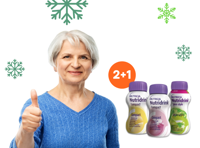 2+1 zdarma na Nutridrink