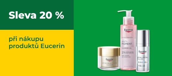Sleva 20 % na produkty Eucerin