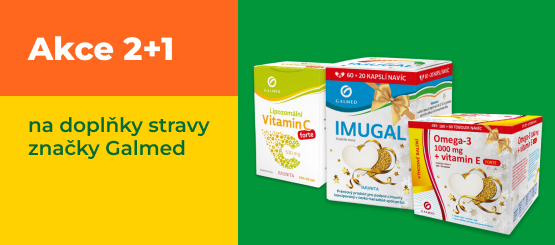 Akce 2+1 ZDARMA na Galmed