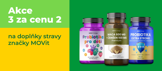 Akce 3 za cenu 2 na produkty od MOVit