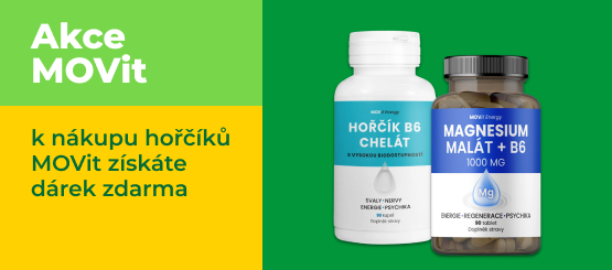 K nákupu hořčíků MOVit získáte dárek zdarma
