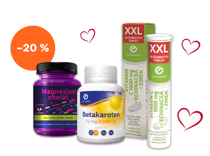 Doplňky stravy značky Galmed