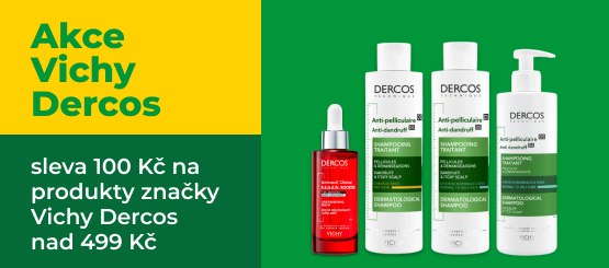 Vichy Dercos: sleva 100 Kč na vlasové přípravky