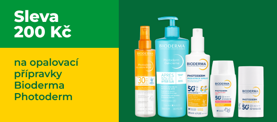 Bioderma Photoderm: sleva 200 Kč na opalovací přípravky