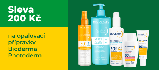Bioderma Photoderm: sleva 200 Kč na opalovací přípravky
