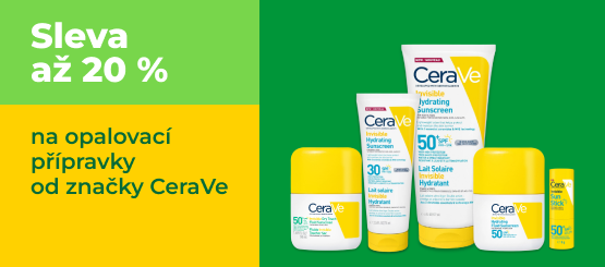 CeraVe Sunscreen: sleva až 20 % na opalovací přípravky