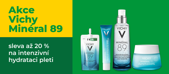 Vichy Minéral 89: sleva až 20 % na intenzivní hydrataci pleti