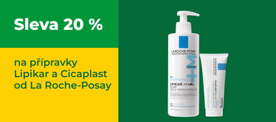 La Roche-Posay Lipikar a Cicaplast: sleva 20 % na přípravky
