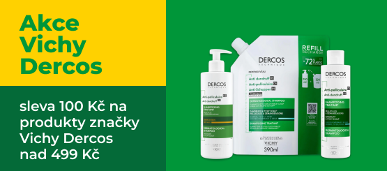 Vichy Dercos: sleva 100 Kč na vlasové přípravky