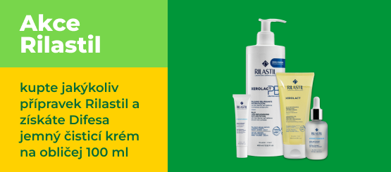 K nákupu produktů Rilastil získáte Difesa jemný čisticí krém na obličej 100 ml