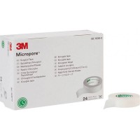 3m Micropore papírová náplast bílá 1.25cmx9.1m 24ks