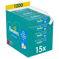 Pampers Fresh Clean čistící ubrousky 15x80ks
