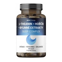 MOVit Sleep Complex L-theanin+hořčík+bylinné extrakty 90 kapslí