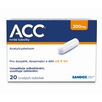 ACC® 200 mg 20 tvrdých tobolek na vlhký kašel pro dospělé a děti od 6 let