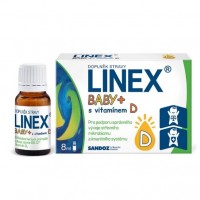 Linex Baby+ s vitamínem D 8 ml