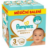 Pampers Premium Care 3 plenky 6-10kg 200ks