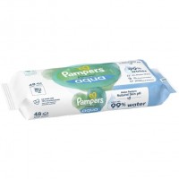 Pampers Harmonie Aqua čisticí ubrousky 48 kusů