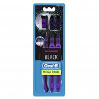 Oral-B Allrounder Black zubní kartáčky 3ks