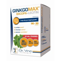 GinkgoMAX+Bacopa+Lecitin DaVinciAcademia 90+30 tobolek