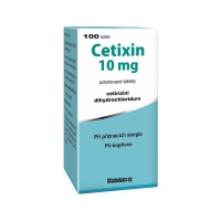 Cetixin 10 mg 100 tablet