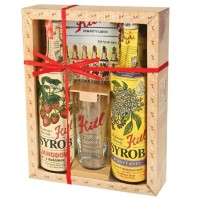 Kitl Syrob Jahoda+bez 2x500ml + Sklenička