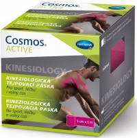 Cosmos Active Kinezio tejpovací páska růžová 5cmx5m
