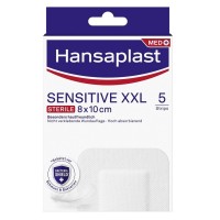 Hansaplast Sensitive XXL elastická náplast 8x10 cm 5ks