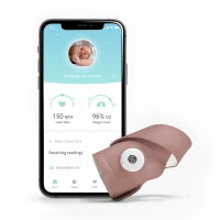 Chytrá Ponožka Owlet Smart Sock 3 - Matně Růžová