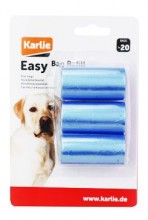 Sáčky na psí exkrementy 3x20ks modrá Karlie