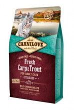 Carnilove Cat fresh carp & trout sterilised adult 2kg