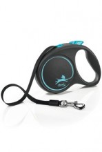 Vodítko Flexi Black Design L pásek 5m/50kg modrá new