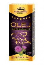 Vitar Veterinae ostropestřec olej 200ml