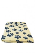 Deka pro psy Beany hnědá a černé tlapky 100x70cm Trixie