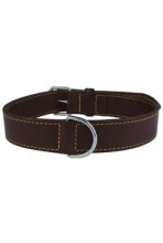 Obojek pes pravá kůže 65cm hnědý Zolux