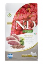 N&D Quinoa Dog Neutered duck&broccoli&asp. Mini 800g