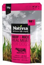 Nativia real meat beef&rice 1kg