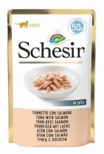 Schesir Cat Kapsa Adult Tuňák/losos 50g