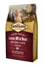 Carnilove Cat lamb & wild boar adult sterilised 2kg